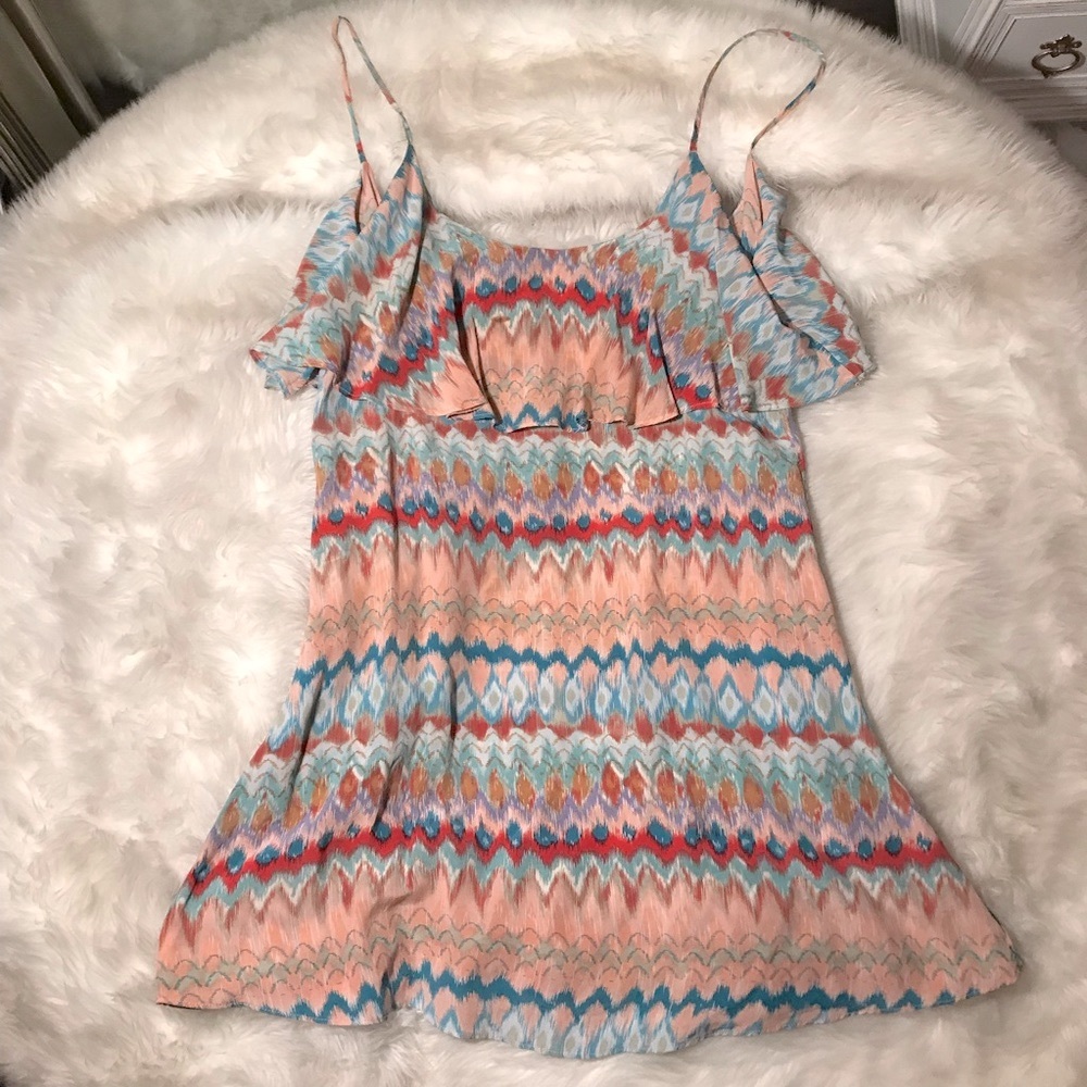 Threads 4 Thoughts Printed Low Back Mini Dress - image 5